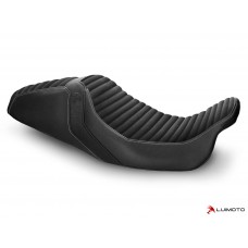LUIMOTO (Classic) Rider Seat Covers for the HARLEY DAVIDSON Road Glide / Street Glide (2011+)